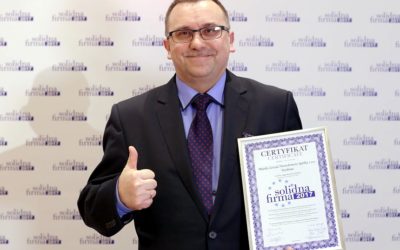 MZN z certyfikatem solidnej firmy 2017